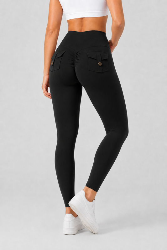 Mallas Booty Pocket de Cintura Alta