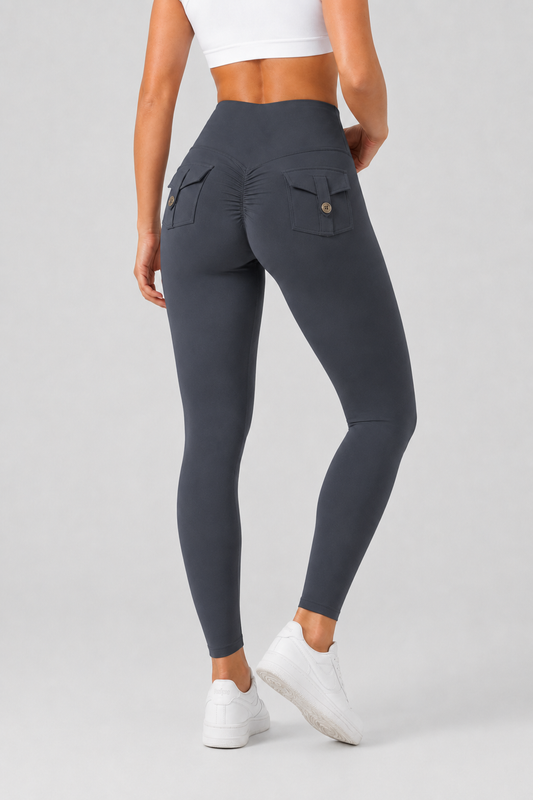 Mallas Booty Pocket de Cintura Alta