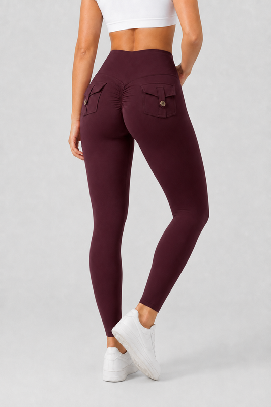 Mallas Booty Pocket de Cintura Alta