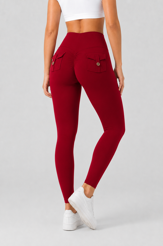 Mallas Booty Pocket de Cintura Alta