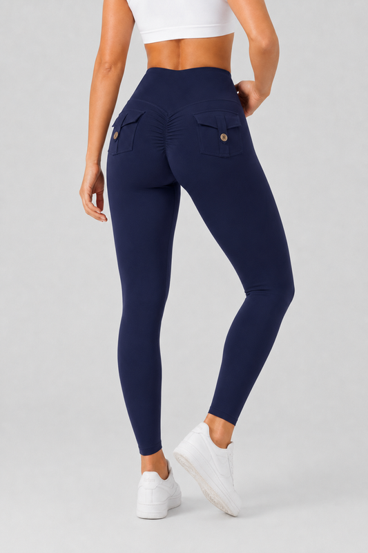 Mallas Booty Pocket de Cintura Alta