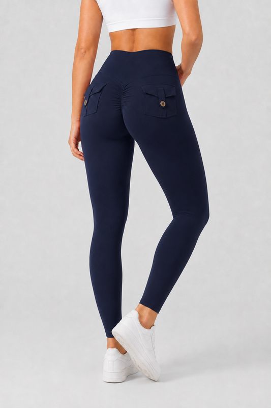 Mallas Booty Pocket de Cintura Alta