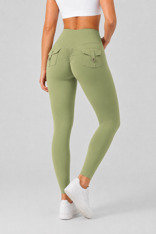 Mallas Booty Pocket de Cintura Alta