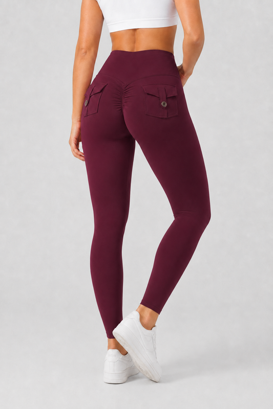Mallas Booty Pocket de Cintura Alta