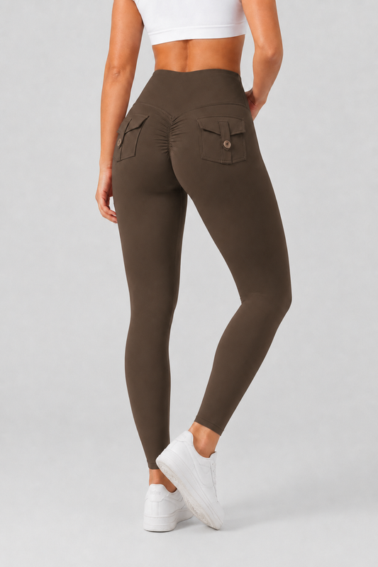 Mallas Booty Pocket de Cintura Alta