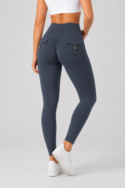 Mallas Booty Pocket de Cintura Alta