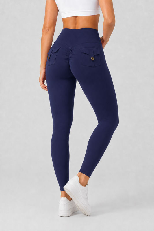 Mallas Booty Pocket de Cintura Alta