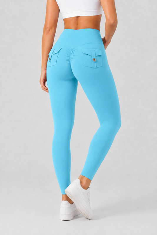 Mallas Booty Pocket de Cintura Alta
