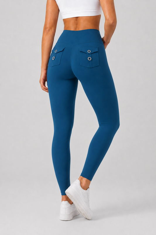 Mallas Booty Pocket de Cintura Alta
