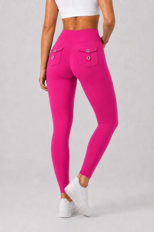 Mallas Booty Pocket de Cintura Alta