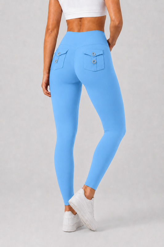 Mallas Booty Pocket de Cintura Alta