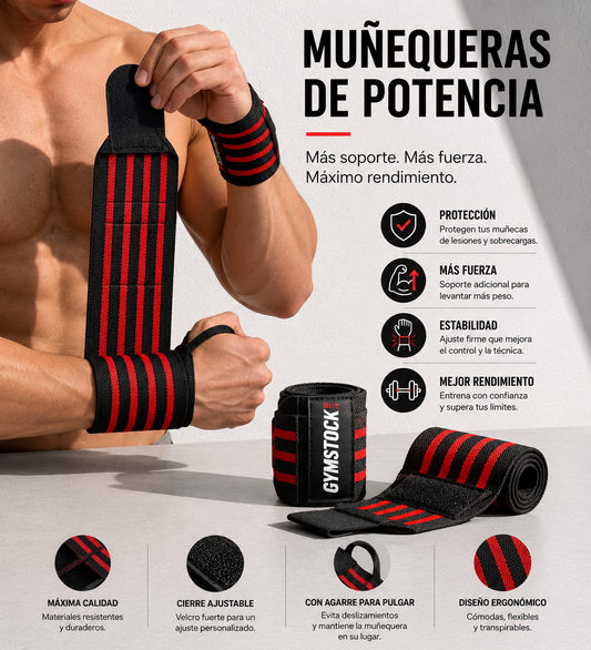 Muñequeras GymStock Power