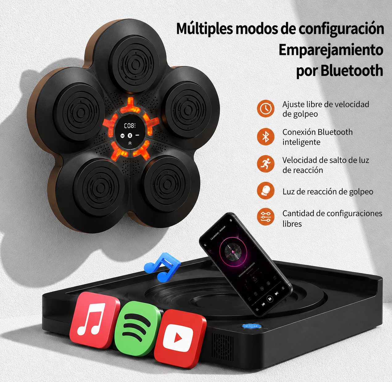 Diana Inteligente de Boxeo Bluetooth