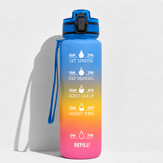Matte Gradient Design Sports Bottle