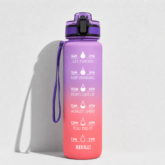 Matte Gradient Design Sports Bottle