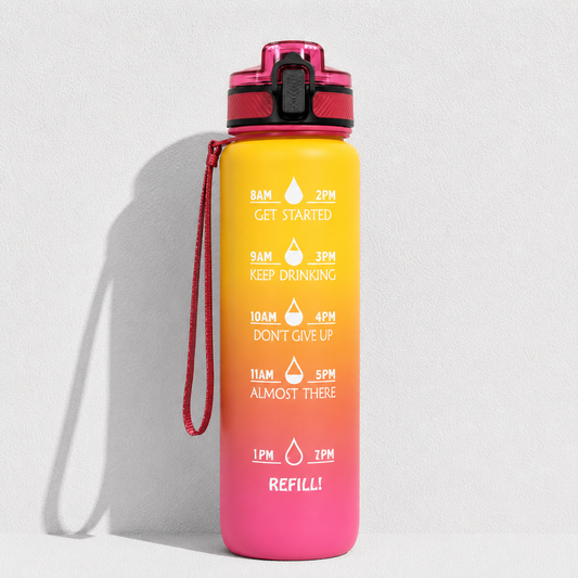 Matte Gradient Design Sports Bottle